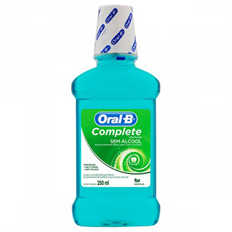ANTISSPTICO BUCAL ORAL-B COMPLETE HORTEL 250ML