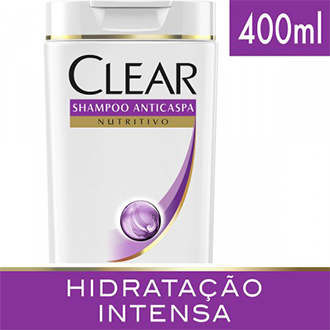SHAMPOO ANTICASPA CLEAR WOMEN HIDRATAO INTENSA 400ML