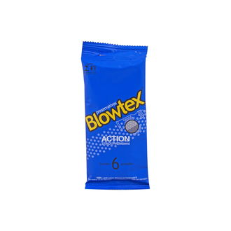 PRESERVATIVO BLOWTEX ACTION COM 6 UNIDADES