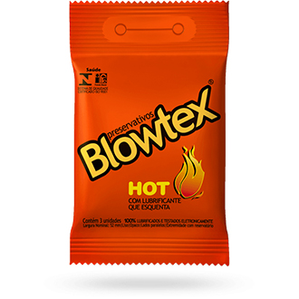 PRESERVATIVO BLOWTEX HOT 3 UNIDADES