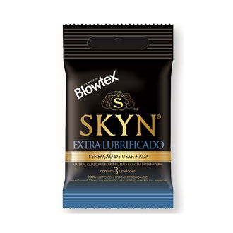 PRESERVATIVO BLOWTEX SKYN EXTRA 3 UNIDADES