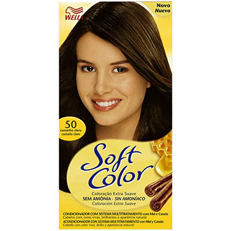 TINTURA CREME SOFT COLOR WELLA 50 CASTANHO CLARO
