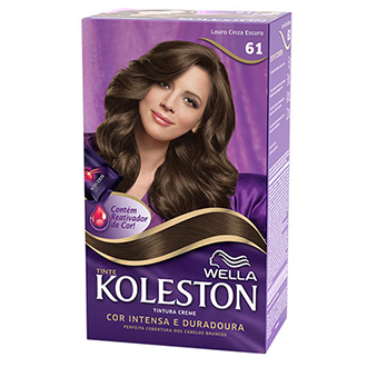 TINTURA KOLESTON KIT 61 WELLA LOURO CINZA ESCURO