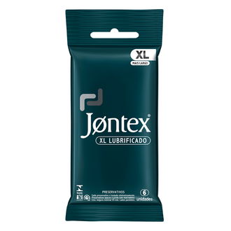 PRESERVATIVO JONTEX XL LUBRIFICADO 6 UNIDADES