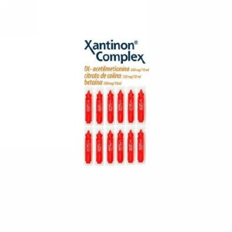 XANTINON COMPLEX 12 FLACONETES DE 10ML