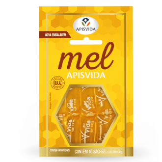 MEL PURO APISVIDA SACH CARTELA 40G