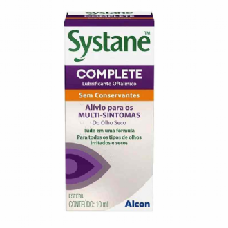 Systane Complete Lubrificante Oft�lmico Sem Conservantes 10ml