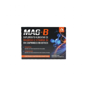 Mag-B Magn�sio + Vitamina B6 com 60 Comprimidos Revestidos
