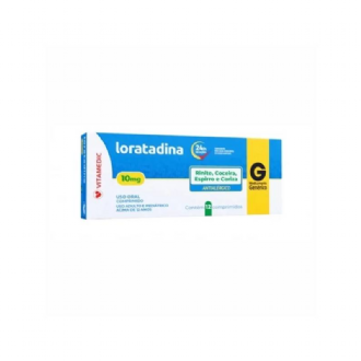 LORATADINA GENRICO 10MG 12 COMPRIMIDOS VITAMEDIC