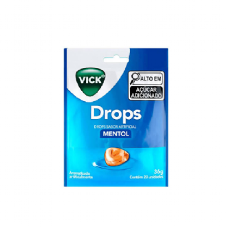 Vick Pastilhas Sabor Menta 20 Unidades