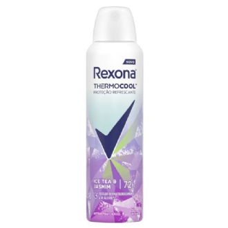 Desodorante Antitranspirante Thermocool Aerosol Ice Tea & Jasmim Rexona 150ml