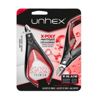 ALICATE PARA UNHAS MERHEJE X120 UNHEX VERMELHO 
