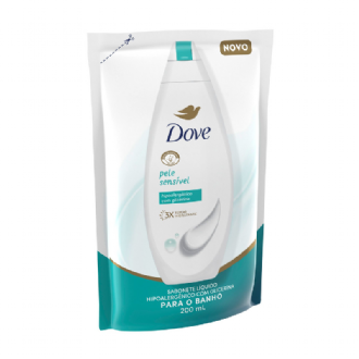 SABONETE L�QUIDO DOVE PELE SENS�VEL REF 200ML