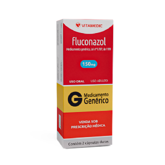 FLUCONAZOL GEN�RICO VITAMEDIC 150MG COM 2 C�PSULAS