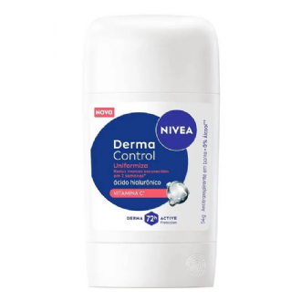 DESODORANTE ANTITRANSPIRANTE NIVEA EM BARRA DERMA CONTROL VITAMINA C 54G
