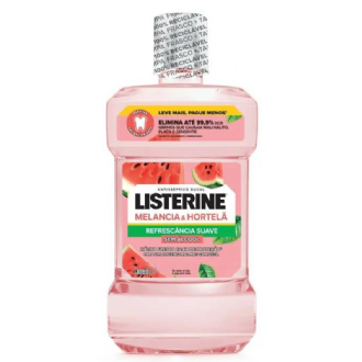 Antiss�ptico Bucal Listerine Melancia e Hortel� Refresc�ncia Suave Sem �lcool 1L