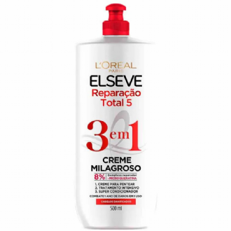 CREME MILAGROSO ELSEVE 3 EM 1 REPARA��O TOTAL 5 500ML