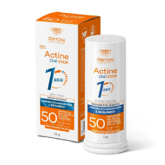 Protetor Solar Facial em Bast�o Darrow Multifuncional Actine One Stick FPS 50 Sem Cor 11g