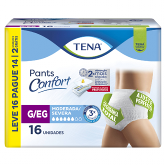 FRALDA GERI�TRICA TENA PANT C G/EG 16UN