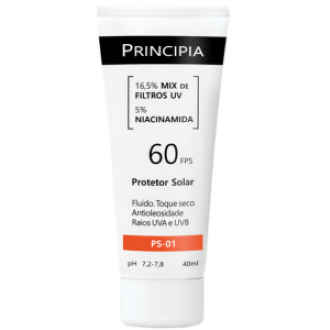 PROTETOR SOLAR PRINCIPIA TOQUE SECO ANTIOLEOSIDADE PS-01 FPS 60 40ML