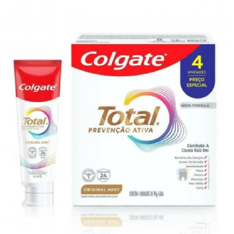 CREME DENTAL COLGATE PREVENO ATIVA ORIGINAL MINT 4UN 90G
