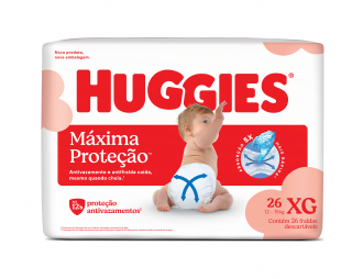 FRALDA HUGGIES SUPREME CARE TAMANHO XG 26 UNIDADES