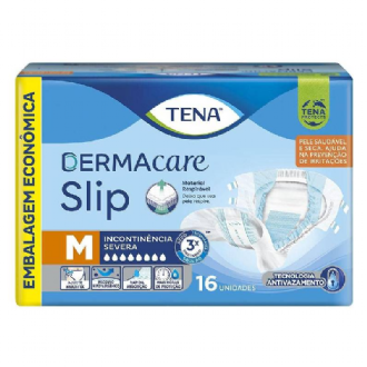 FRALDA GERI�TRICA TENA SLIP DERMACARE M 16UN