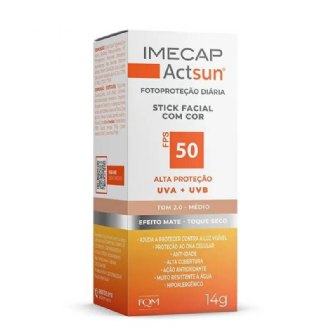 IMECAP PROTETOE SOLAR FACIAL STISCK ACTSUN FPS50 TOM 2 14G