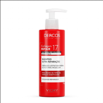 Vichy Dercos Collagen Repair 17 Shampoo Ultra Repara��o 390g
