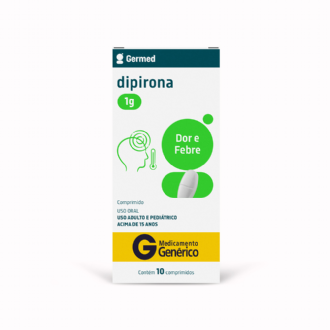 DIPIRONA MONOIDRATADA GN GERMED 1GR COM 10 COMPRIMIDOS