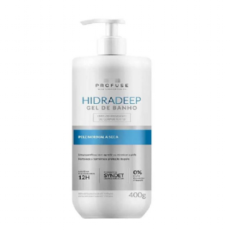 GEL DE BANHO LIMPEZA HIDRATANTE CORPO E ROSTO PROFUSE HIDRADEEP FRASCO 400ML