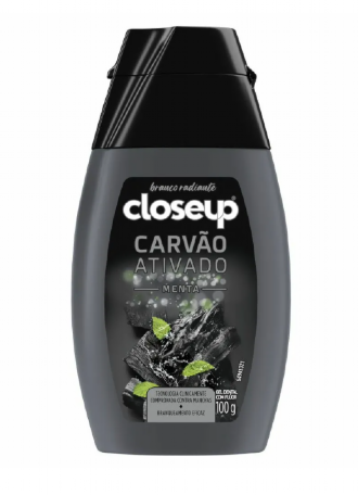 Creme Dental em Gel Closeup Carv�o Ativado 100g