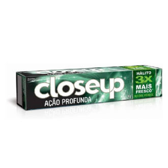 CREME DENTAL EM GEL CLOSE UP 360 ANTIBAC MENTHOL PARADISE 90G