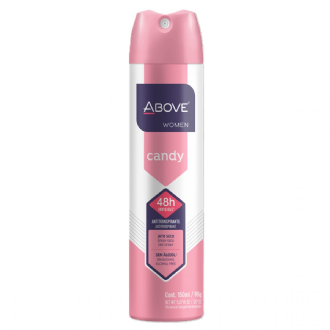 DESODORANTE ABOVE AEROSOL CANDY 90G