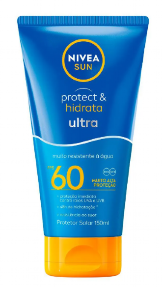 PROTETOR SOLAR ULTRA FPS60 NIVEA SUN PROTECT & HIDRATA 150ML