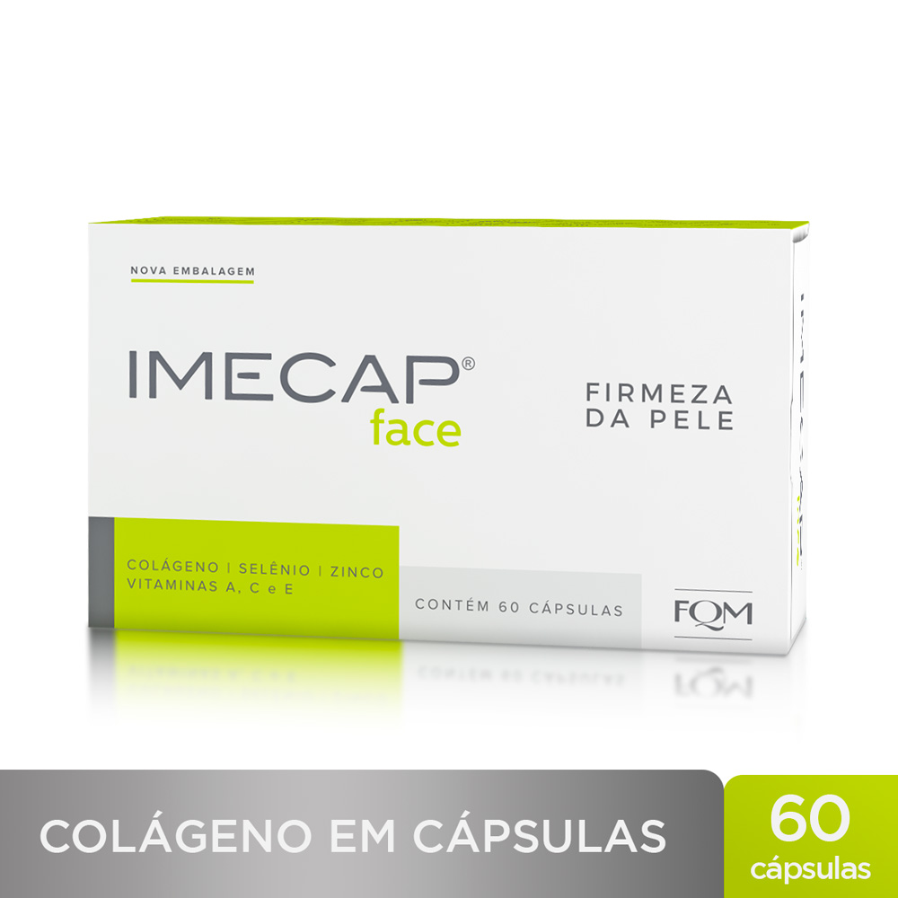 IMECAP FACE NUTRACÊUTICO COLÁGENO HIDROLISADO P/ FIRMEZA DA PELE 60 ...