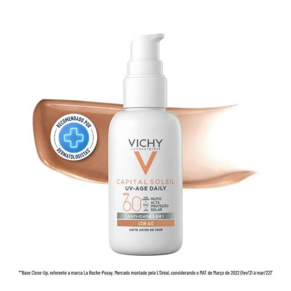 Protetor Solar Facial Vichy Capital Soleil UV-Age Daily Anti-Idade