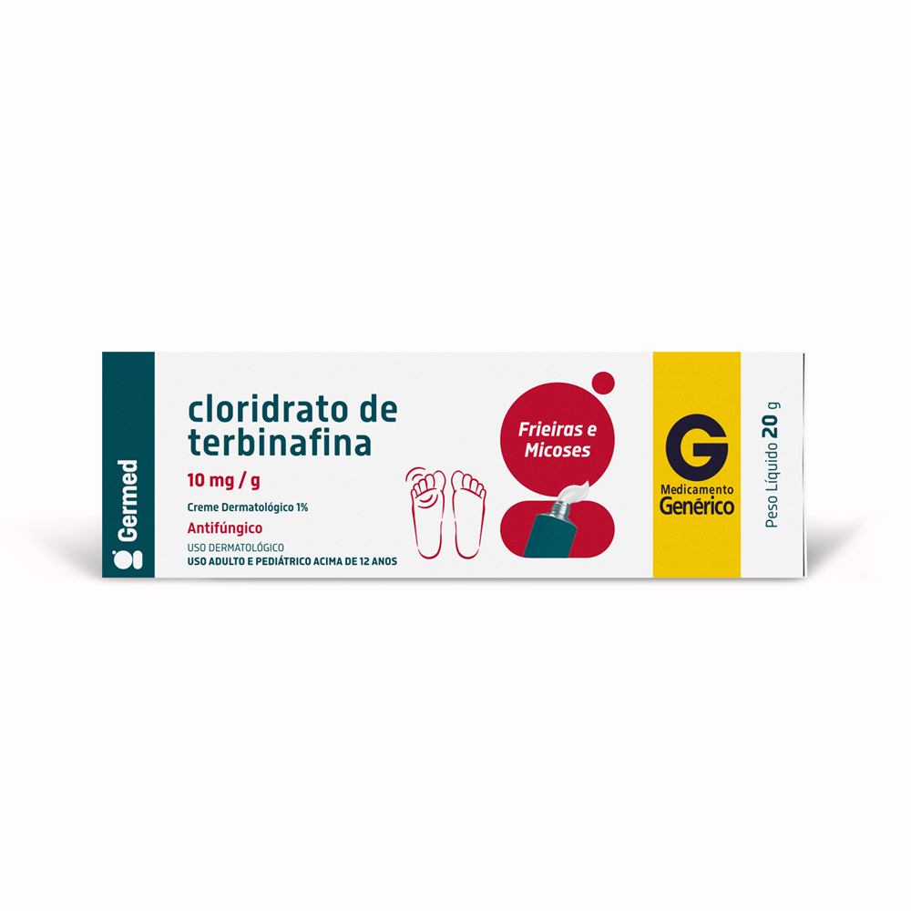 CLORIDRATO DE TERBINAFINA GERMED CREME 20G | Drogão Super