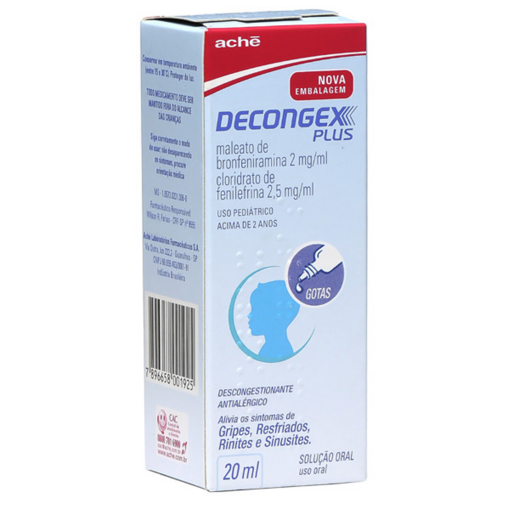 Comprar Decongex Plus 2 Mg/ml 5 Mg/ml Xarope 120 Ml