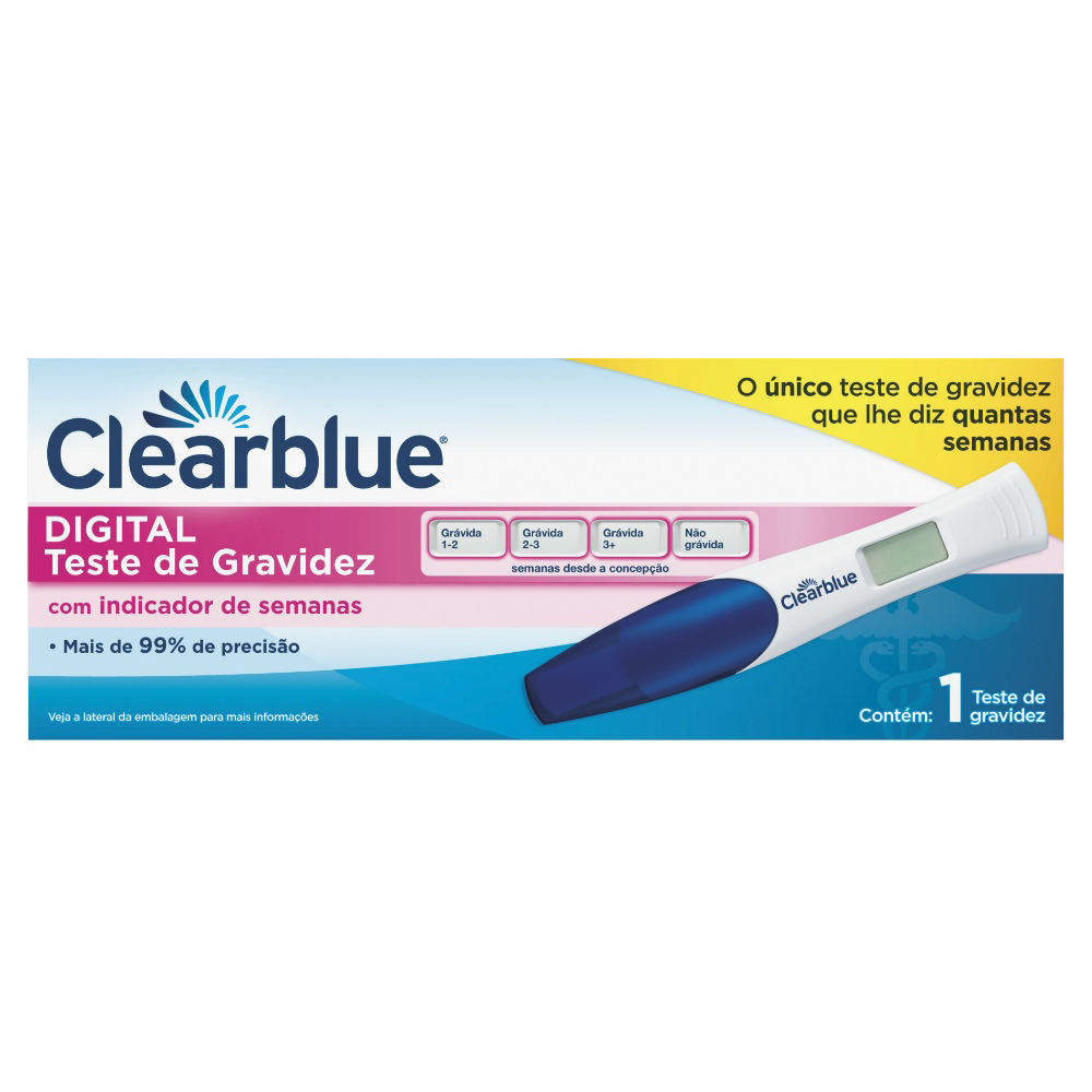 Teste de Gravidez Clearblue Digital com 1 Unidade