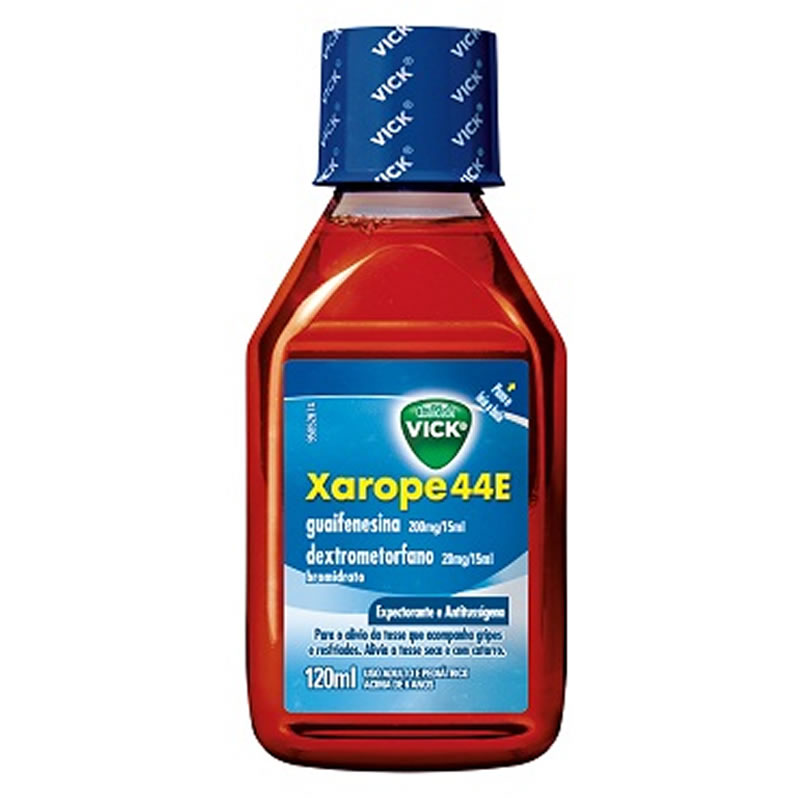 Vick 44E Xarope Expectorante Antitussígeno 120ml