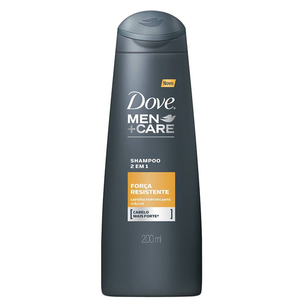 SHAMPOO 2 EM 1 DOVE MEN CARE FORÇA RESISTENTE 200ML Drogão Super