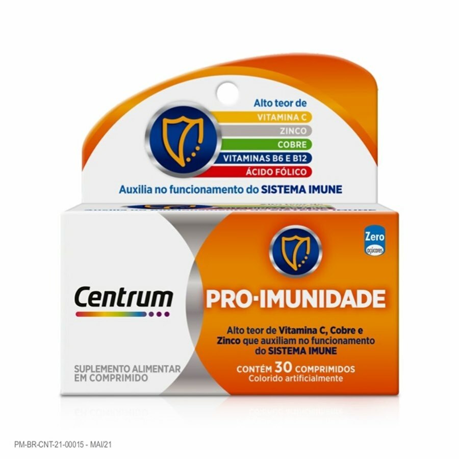 CENTRUM PRÓIMUNIDADE MULTIVITAMÍNICO COM 30 COMPRIMIDOS Drogão Super