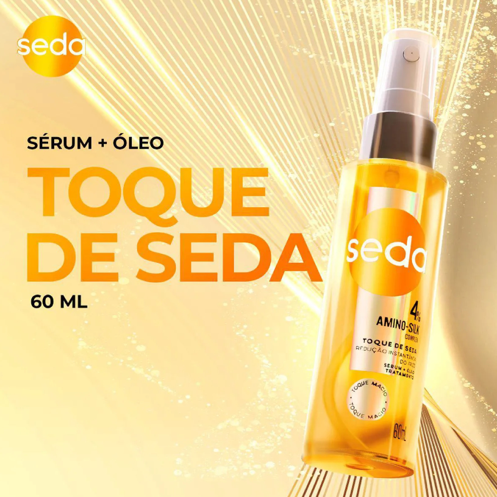 ÓLEO PARA CABELO SEDA TOQUE DE SEDA 60ML | Drogão Super