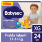 FRALDA BABYSEC PREMIUM MEGA XG 24UN