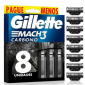 Carga Gillette Mach3 Carv�o Ativado 8 Unidades