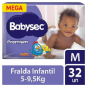 FRALDA BABYSEC PREMIUM MEGA M 32UN