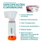 ESPA�ADOR G-TECH CLEAR COM DUAS MASCARAS ADULTO/INFANTIL PVC