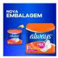 ABSORVENTE ALWAYS SUAVE COM ABAS 16UN