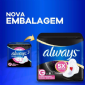 ABSORVENTE ALWAYS NORTUNO COM ABAS SUAVE 16UN 